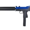 HFC HFC HG203E Sub-Machine Gas Blowback Rifle (SMG - HG-203E) (Blue) airsoft