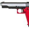 KLI Hi-Capa KLI Hi-Capa 5.1 Special Edition Gas Blowback Pistol (Silver/Red - GB-0744X) airsoft