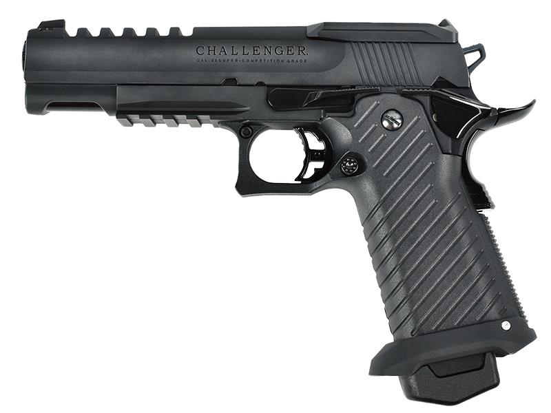 Ics ICS Hi-Capa Challenger Gas Blowback Pistol (Black - BLE-007-SB) airsoft