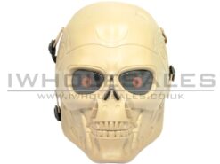 Airsoft Full Face T800 Terminator Mask Airsoft Full Face T800 Terminator Mask (with Mesh Eye Protection) (Tan) airsoft