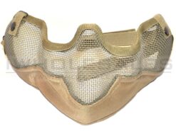 Lower Mesh Mask Lower Mesh Mask (Mouth, Nose and Ear Protection) (Tan) airsoft