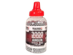 Swiss Arms 4.5mm/.177 Steel BB Pellets (3000 Rounds - Cybergun - 883000) airsoft