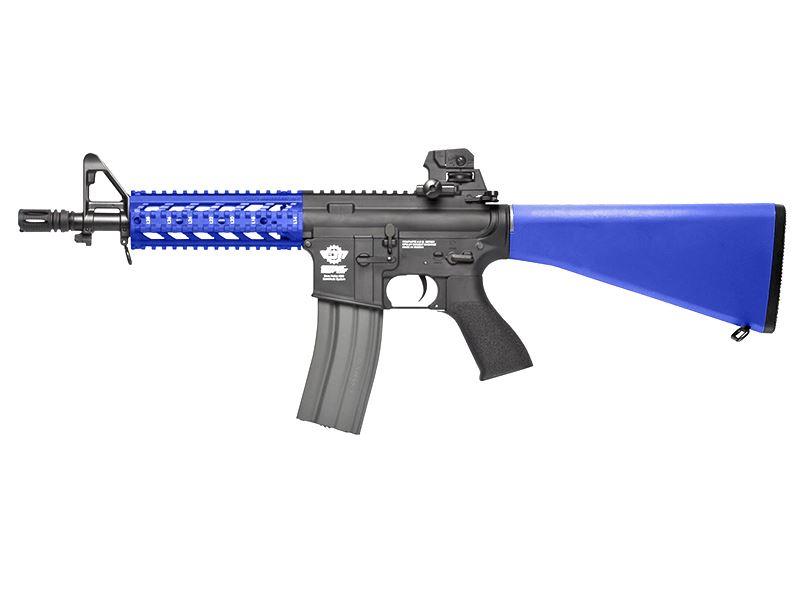 G&G G&G RIFT Raider Airsoft AEG (Combat Machine - Fixed Stock - EGC-16P-RDS-BNB-NCM - Blue) airsoft