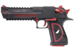 DP Custom x Magnum Research Inc. Desert Eagle 50AE GBBP (CG-DE0202 - Licensed by Cybergun - Made by WE - Black/Red) airsoft