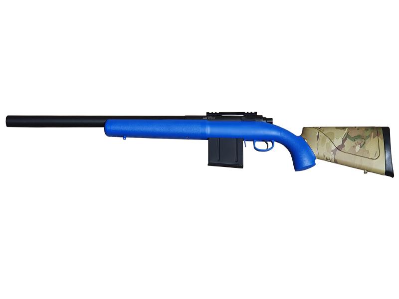 APS M50 Spring Action Rifle APS M50 Spring Action Rifle (420FPS - Multi-Cam/Blue - APM50MC) airsoft