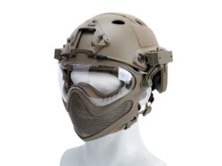 Big Foot Pilot helmet Big Foot Pilot helmet(Steel mesh version) L size (Tan) airsoft