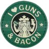 ACM Guns & Bacon ACM Guns & Bacon PVC Velcro Patch (V1) airsoft