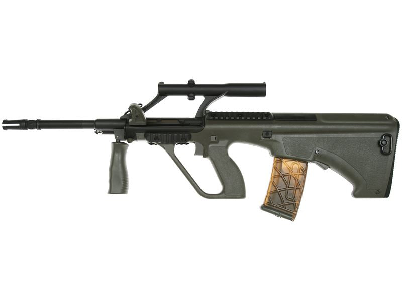 ARMY ARMY AUG Carbine LE Model AEG with Adjustable Scope (Black - ARMY-R903) airsoft