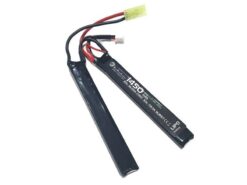 WE Battery WE Battery 1450 mAh Lipo 7.4v 25c Stick (2 Way Split) airsoft