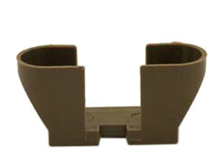 Bolt CS2T crane stock butt cover tan – left-side full view