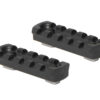 Ares Octa Arms 5.5" M-Lok key rail system – pair of rail sections, left-side full view