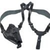 ACM Revolver Hard Holster with Shoulder & Back Strap ACM Revolver Hard Holster with Shoulder & Back Strap (Leather - Black) airsoft