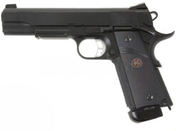 KJWorks KJWorks 1911 Custom Gas Blowback Pistol (Black - KJW-KP07) airsoft