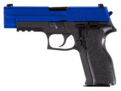 WE F226 blowback pistol blue – left-side full view
