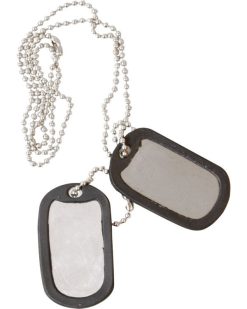 Dog Tags   Silver 1