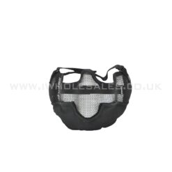 Full Lower Mesh Mask Full Lower Mesh Mask (Mouth, Nose and Ear Protection) (Black) airsoft