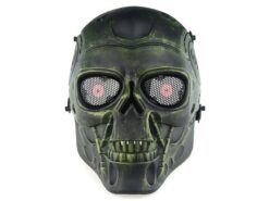 Big FootFull Face T800 Terminator Mask Big FootFull Face T800 Terminator Mask (with Mesh Eye Protection - Green/Bronze) airsoft