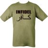 Infidel T-shirt   Olive Green   END OF LINE
