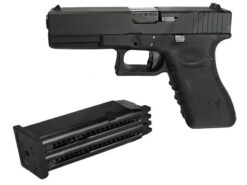 WE WE 17 Series Pistol Double Barrel GasBB Pistol (Ful Metal - Black) airsoft