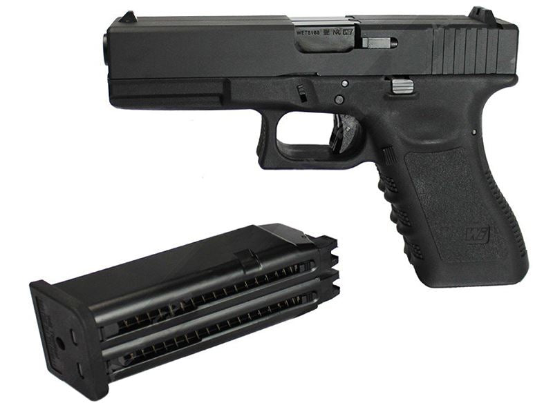 WE WE 17 Series Pistol Double Barrel GasBB Pistol (Ful Metal - Black) airsoft
