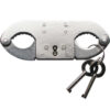 Double Lock Thumb Cuffs (Silver) airsoft