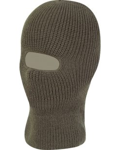 Open Face Balaclava   Olive Green 1