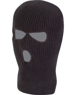 3 Hole Balaclava   Black 1