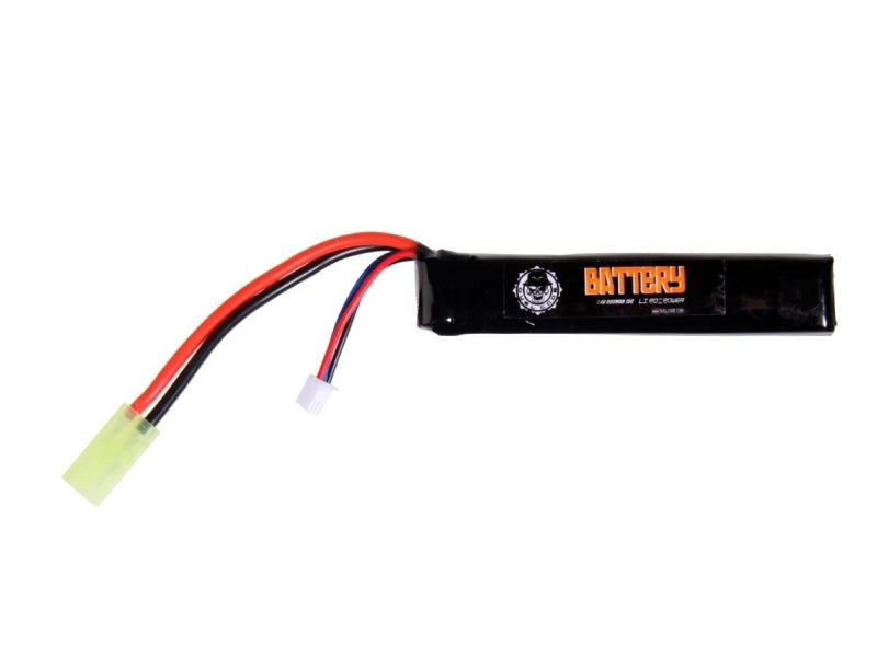 Duel Code 7.4V 800mAh 15C LiPo battery – front view