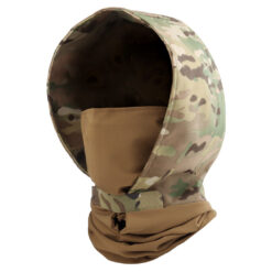 Big Foot Night Headgear Cordura Multicam mask – left-side full view