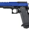 Ics ICS Hi-Capa Challenger Gas Blowback Pistol (Blue - BLE-007-SB) airsoft