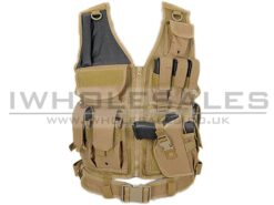 ACM Tactical Vest ACM Tactical Vest (Tan) airsoft