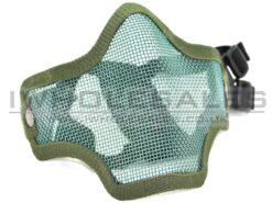 Lower Mesh Mask Lower Mesh Mask (Mouth and Nose Protection) with Cotton Strap (Green) airsoft