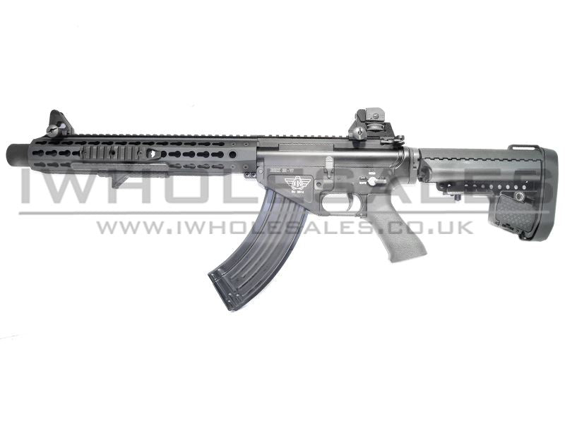 Bolt Bolt BR47 Keymod with in Built Surpressor (BRSS Heavy Recoil System - Black) airsoft