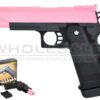 ACM K-Warrior G6H Metal Pistol with Holster ACM K-Warrior G6H Metal Pistol with Holster (Pink) airsoft