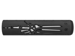 Unique Unique ARs CNC Machined Skeleton Hand Handguard for AR15 Pattern Rifles (Black - 9" - With Airsoft Barrel Nut) airsoft