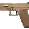 Army Custom Series R17 Series Gas Blowback Pistol Army Custom Series R17 Series Gas Blowback Pistol (Tan) airsoft