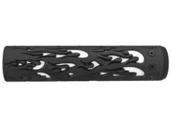 Unique Unique ARs CNC Machined Flame Handguard for AR15 Pattern Rifles (Black - 9" - With Airsoft Barrel Nut) airsoft