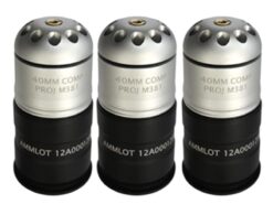UFC Gas UFC Gas 70 Round Grenade Box Set (Pack of 3 - UFCCART05NS) airsoft