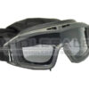 Clear Full Eye Glasses with Big Cotton Strap with Clear Full Eye Glasses with Big Cotton Strap with 3 Lenses (Black) airsoft