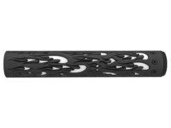 Unique Unique ARs CNC Machined Flame Handguard for AR15 Pattern Rifles (Black - 12" - With Airsoft Barrel Nut) airsoft