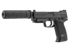 H&K H&K USP Tactical AEP with Silencer (Umarex - Inc. Battery and Charger - Metal Slide - Black) airsoft