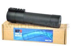 Kwa KWA by Angry Gun MP9 Power Up Silencer (QD System) (with Rail - Black) airsoft