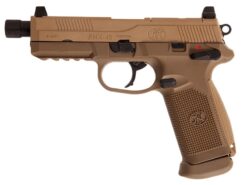 FN Herstal FN Herstal FNX-45 Tactical Gas Blowback Pistol (Tan - Cybergun - 200503) airsoft