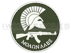 ACM ACM MOLON LABE PVC Velcro Patch (V4) airsoft