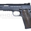 [Discontinued] [Discontinued] Salient Arms Custom 1911 (Silver Barrel - Real Wood Grips) (Black) airsoft