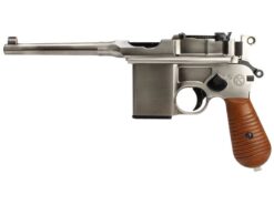 WE WE 712 Gas Pistol (with Stock & Case in 1 - Silver - WE-712) airsoft
