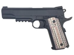 SRC SRC 1911A1 Co2 Blow Back Pistol (SR45A1 - Black - CO-732BX) airsoft