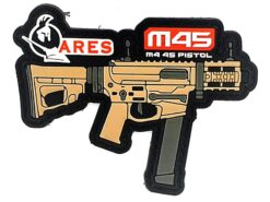 Ares Amoeba M45 X-Class patch tan – left-side full view