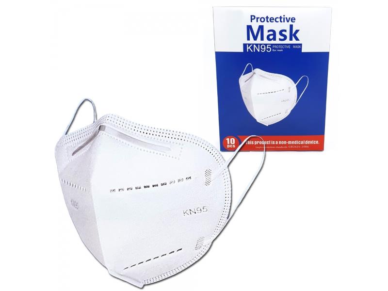 Guanma KN95 Disposable Mask 10-pack box – front view