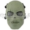 Full Fask Skull Mask Full Fask Skull Mask (Green) with Mesh Eye Protection airsoft